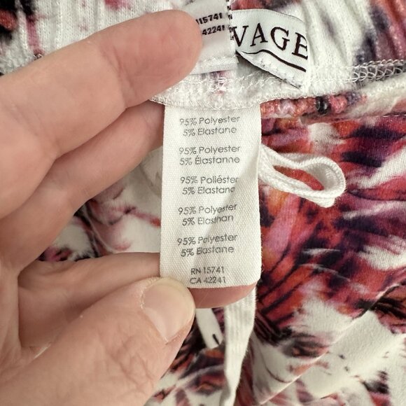 PJ SALVAGE tie dye joggers pants lounge pajamas bottoms comfy colorful M - Picture 7 of 7